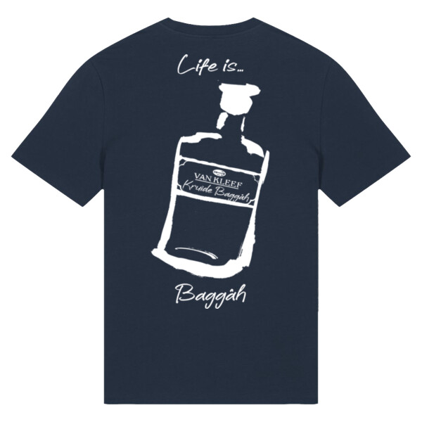 Life is Baggah T-shirt French Navy Thumbnail